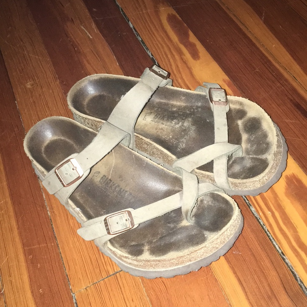 EUC Birkenstock mayari vegan leather sandals 40